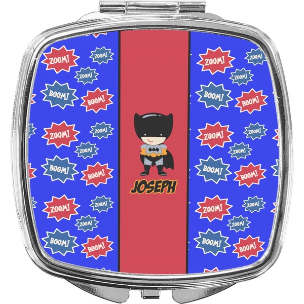 Custom Superhero Compact Makeup Mirror (Personalized)