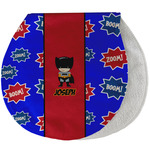 Superhero Burp Pad - Velour w/ Name or Text