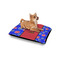 Superhero Outdoor Dog Beds - Small - IN CONTEXT