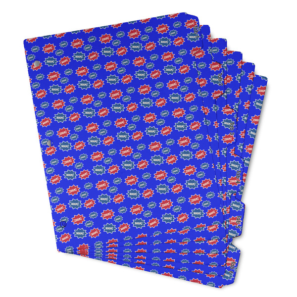 Custom Superhero Binder Tab Divider - Set of 6 (Personalized)