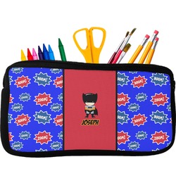 Superhero Neoprene Pencil Case - Small w/ Name or Text