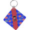 Superhero Personalized Diamond Key Chain