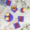 Superhero Plastic Party Appetizer & Dessert Plates - In Context