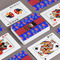 Superhero Playing Cards - Front & Back View