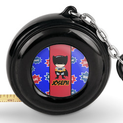 Superhero Pocket Tape Measure - 6 Ft w/ Carabiner Clip (Personalized)