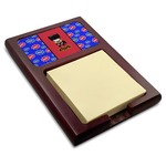 Superhero Red Mahogany Sticky Note Holder (Personalized)