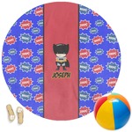 Superhero Round Beach Towel (Personalized)