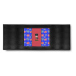 Superhero Rubber Bar Mat (Personalized)