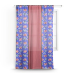Superhero Sheer Curtain - 50"x84"
