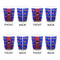 Superhero Shot Glass - White - Set of 4 - APPROVAL