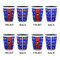 Superhero Shot Glassess - Two Tone - Set of 4 - APPROVAL