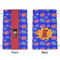 Superhero Small Laundry Bag - Front & Back View