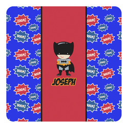 Superhero Square Decal - Large (Personalized)
