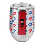 Superhero Stemless Wine Tumbler - Full Print (Personalized)