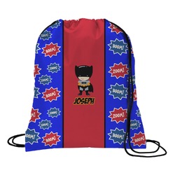 Superhero Drawstring Backpack - Large (Personalized)