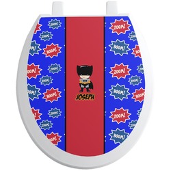 Superhero Toilet Seat Decal (Personalized)