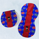 Superhero Burp Pads - Velour - Set of 2 w/ Name or Text