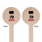 Superhero Wooden 6" Stir Stick - Round - Double Sided - Front & Back