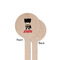 Superhero Wooden 7.5" Stir Stick - Round - Single Sided - Front & Back