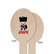 Superhero Wooden Food Pick - Oval - Single Sided - Front & Back