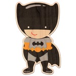 Superhero Genuine Maple or Cherry Wood Sticker