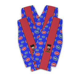 Superhero Zipper Bottle Cooler - Set of 4 (Personalized)