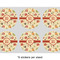 Fall Flowers 3" Multipurpose Round Labels - Sheet