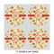 Fall Flowers 4" Multipurpose Round Labels - Sheet