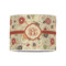 Fall Flowers 8" Drum Lampshade - FRONT (Poly Film)