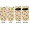 Fall Flowers Adult Ankle Socks - Double Pair - Front and Back - Apvl