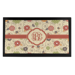 Fall Flowers Bar Mat - Small (Personalized)