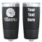 Fall Flowers Black Polar Camel Tumbler - 20oz - Double Sided  - Approval