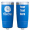 Fall Flowers Blue Polar Camel Tumbler - 20oz - Double Sided - Approval