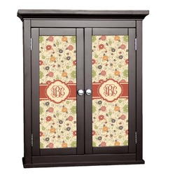 Fall Flowers Cabinet Decal - Large (Personalized)