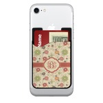 Fall Flowers 2-in-1 Cell Phone Credit Card Holder & Screen Cleaner (Personalized)