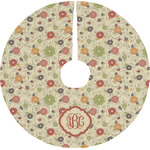 Fall Flowers Tree Skirt (Personalized)