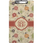 Fall Flowers Clipboard (Legal Size) (Personalized)