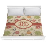 Fall Flowers Comforter - King (Personalized)