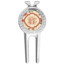 Fall Flowers Golf Divot Tool & Ball Marker (Personalized)