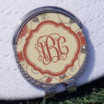 Fall Flowers Golf Ball Marker - Hat Clip