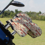 Fall Flowers Golf Club Iron Cover - Set of 9 (Personalized)