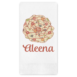 Fall Flowers Guest Paper Towels - Full Color (Personalized)