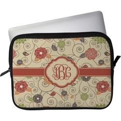 Fall Flowers Laptop Sleeve / Case - 13" (Personalized)