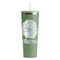 Fall Flowers Light Green RTIC Everyday Tumbler - 28 oz. - Front