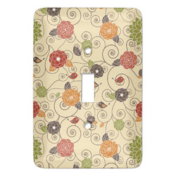 Fall Flowers Light Switch Cover (Single Toggle)