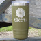 Fall Flowers Olive Polar Camel Tumbler - 20oz - Main