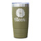 Fall Flowers Olive Polar Camel Tumbler - 20oz - Single Sided - Approval