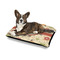 Fall Flowers Outdoor Dog Beds - Medium - IN CONTEXT