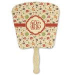 Fall Flowers Paper Fan (Personalized)