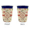 Fall Flowers Party Cup Sleeves - without bottom - Approval